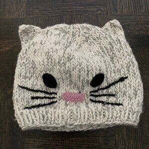 Cute knitted cat hat with ears - Urban Outfitters/Cooperative